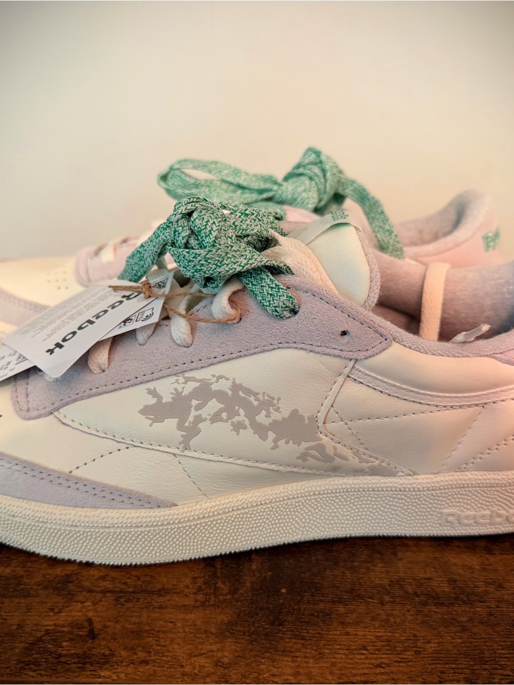 Friends with Animals x Reebok Club C 85 sneakers size 11.5 new Tavia Bonetti